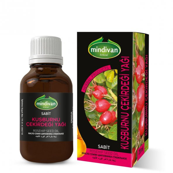 Mindivan Kuşburnu Yağı 20 ml ürün görseli 1