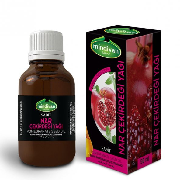 Mindivan Nar Çekirdeği Yağı 50 ml ürün görseli 1