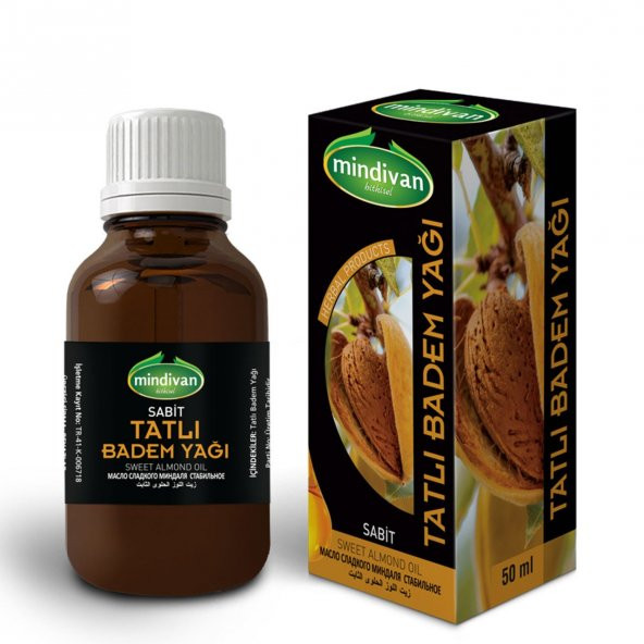 Mindivan Tatlı Badem Yağı 50 ml ürün görseli 1