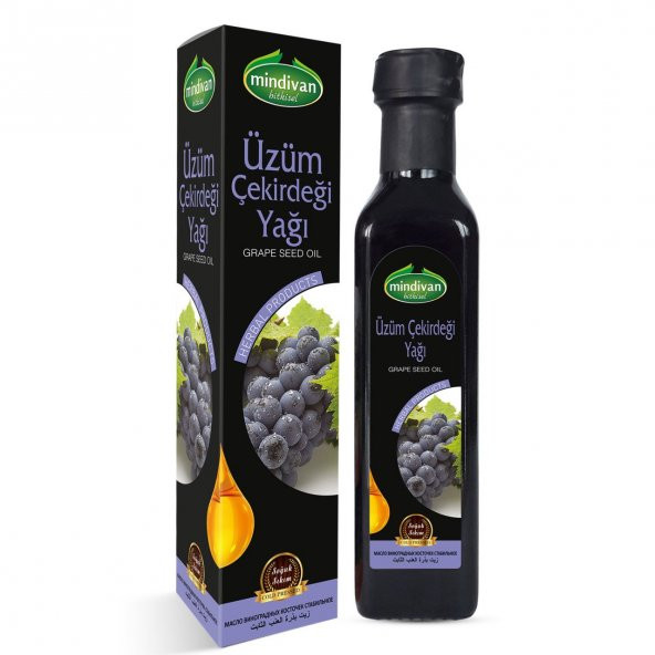 Mindivan Üzüm Çekirdeği Yağı 250 ml ürün görseli 1