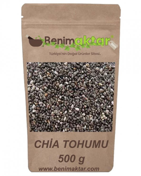 BenimAktar Chia Tohumu Dökme 1.Kalite 500 Gr ürün görseli 1