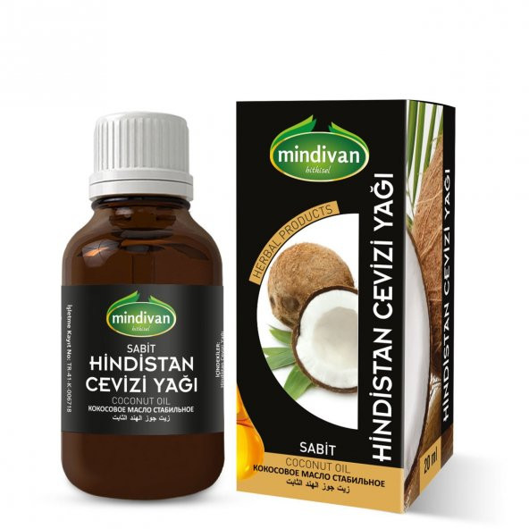 Mindivan Hindistan Cevizi Yağı 20 ml ürün görseli 1