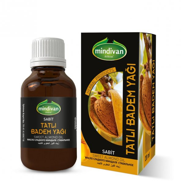 Mindivan Tatlı Badem Yağı 20 ml ürün görseli 1