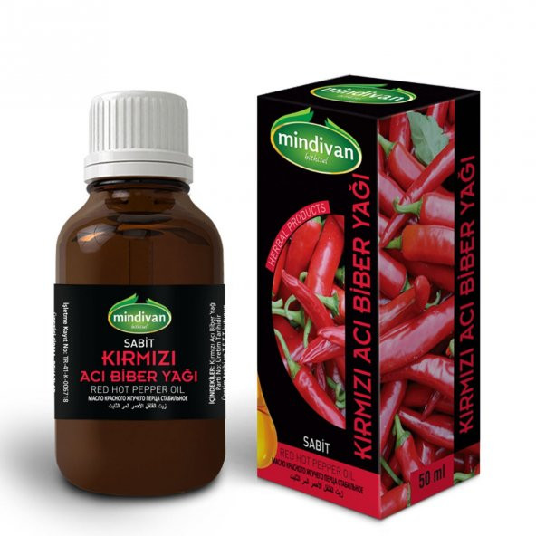 Mindivan Acı Biber Yağı 50 ml ürün görseli 1