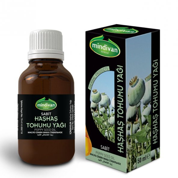 Mindivan Haşhaş Yağı 50 ml ürün görseli 1