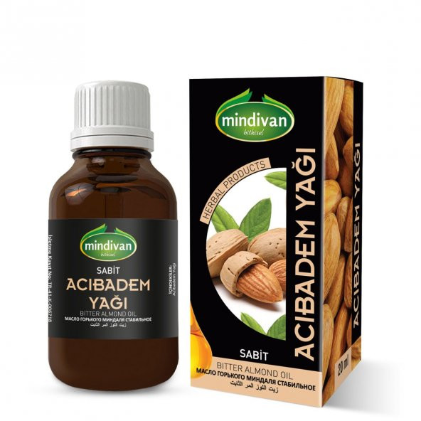 Mindivan Acı Badem Yağı 20 ml ürün görseli 1