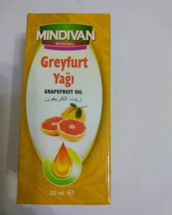 Mindivan Greyfurt Yağı 20 ml ürün görseli 1