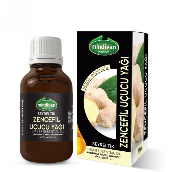 Mindivan Zencefil Yağı 20 ml ürün görseli 1