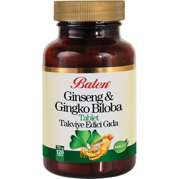 Balen Ginseng Ginko Biloba Tablet 120 Adet ürün görseli 1