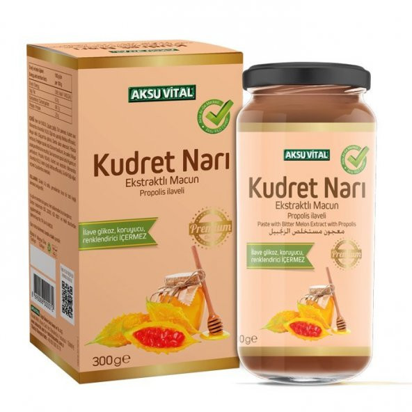 Aksuvital Kudret Narı Ekstratlı Macunu Propolis İlaveli 300 gr ürün görseli 1