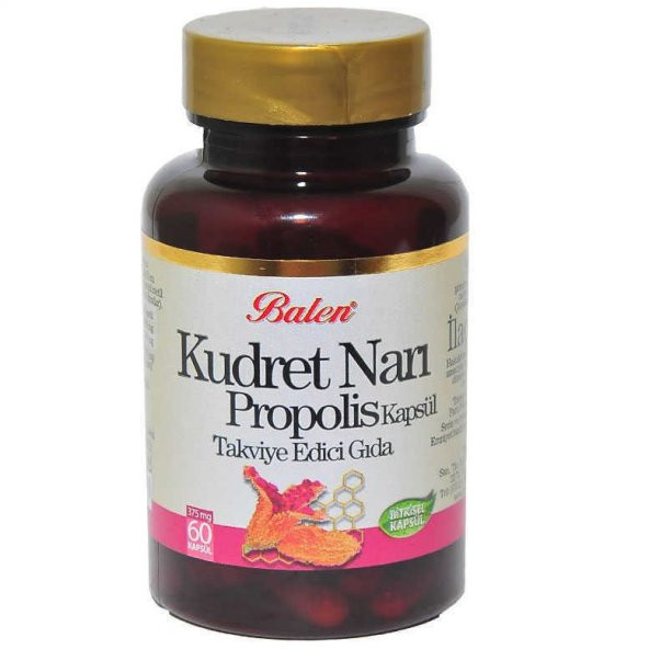 Balen Kudret Narı Propolis Kapsül 60 Adet ürün görseli 1
