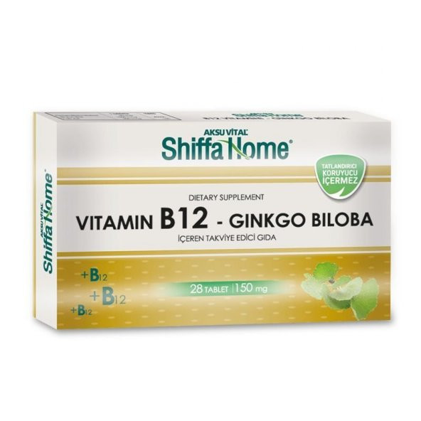 Shiffa Home B12 Vitamin - Ginko Biloba Tablet ürün görseli 1