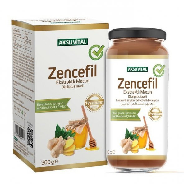 Aksuvital Zencefil Ekstratlı Macunu 300 gr ürün görseli 1