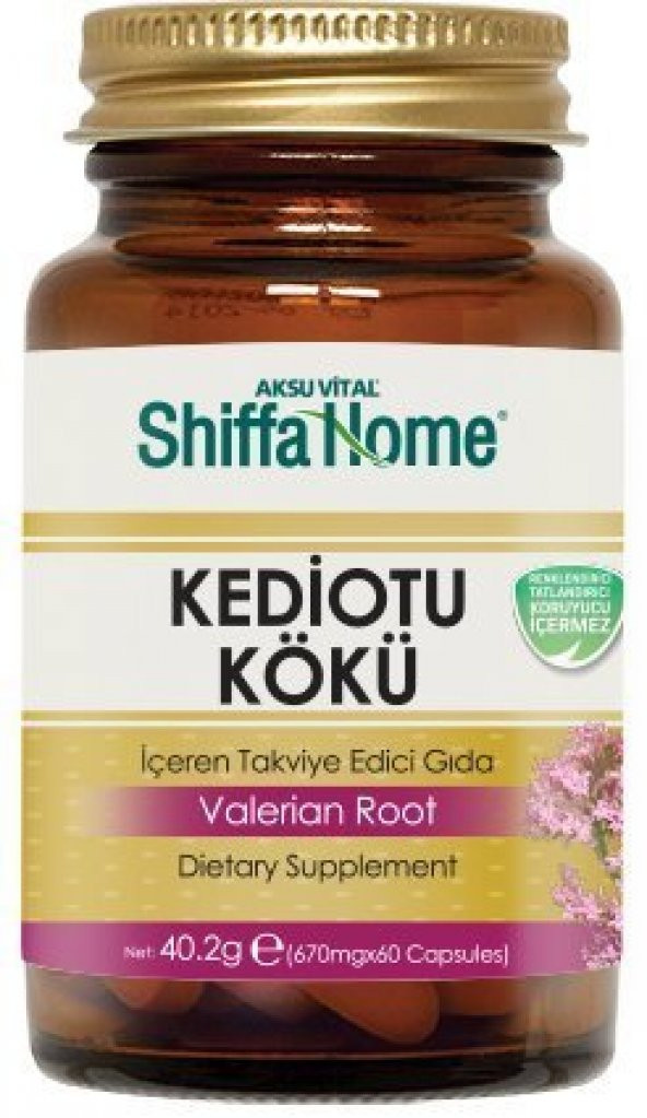 Shiffa Home Kedi Otu Valerian Root Kapsül 60 Adet ürün görseli 1