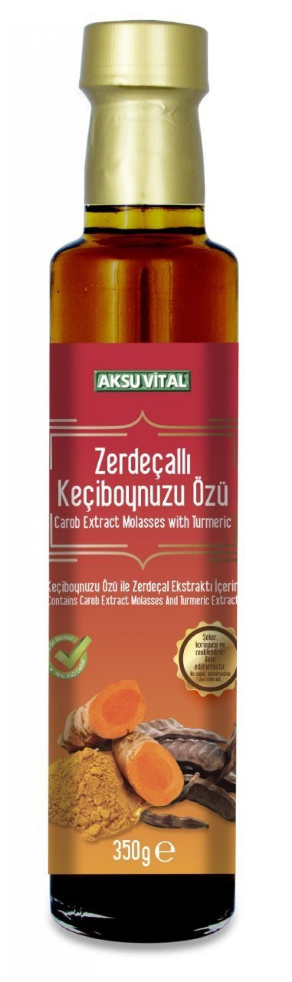 Aksuvital Zerdeçallı Keçiboynuzu Özü 350 gr ürün görseli 1