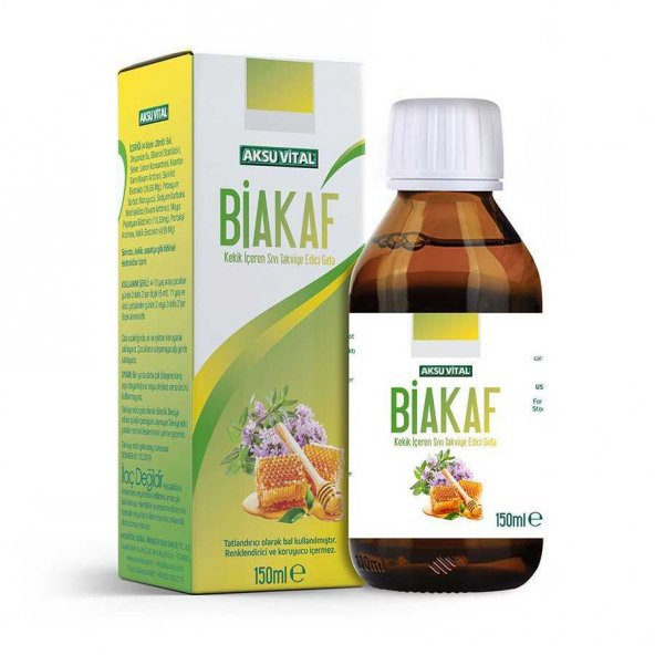 Aksuvital Biakaf Şurup 150 ml ürün görseli 1