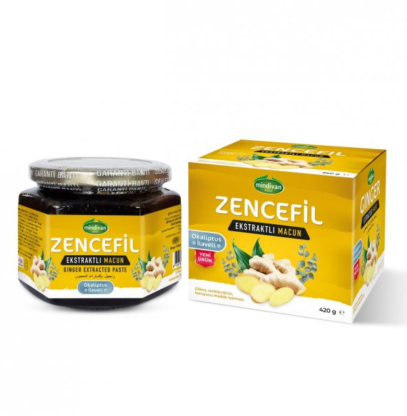 Mindivan Zencefil Ekstraktlı Macunu 420 gr ürün görseli 1