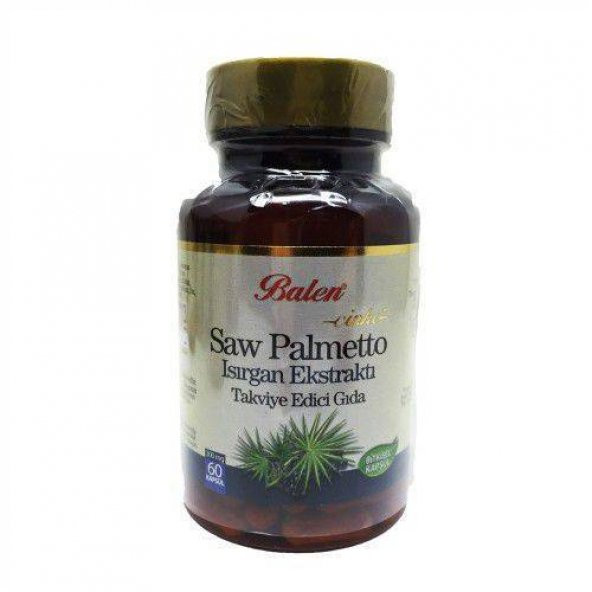 Balen Saw Palmetto Cüce Palmiye Isırgan Ekstratı Kapsül 60 Adet ürün görseli 1