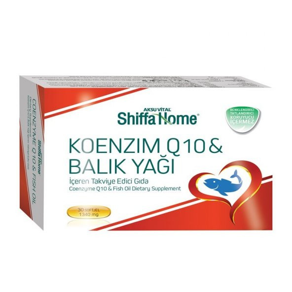Shiffa Home Koenzim Q10 ve Balık Yağı Softjel 30 Adet ürün görseli 1