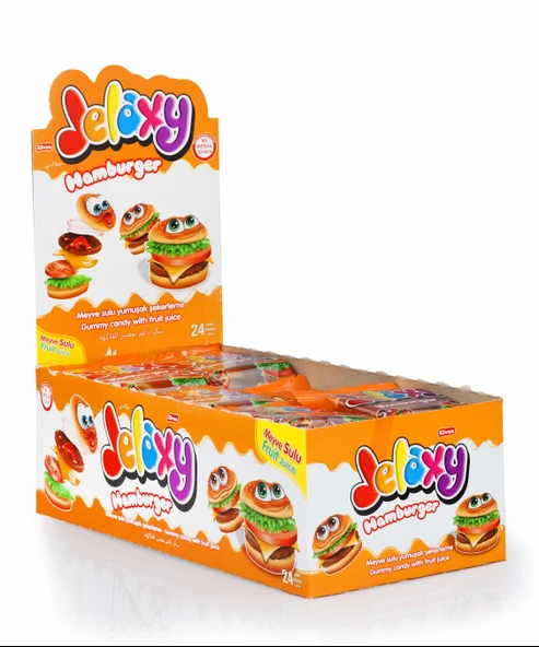 Jelaxy Hamburger 20 Gr. 24 Adet (1 Kutu) - Resim 2