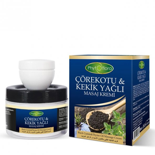 Mindivan Phyto Flora Çörek Otu Kekik Yağlı Masaj Kremi 100 ml ürün görseli 1
