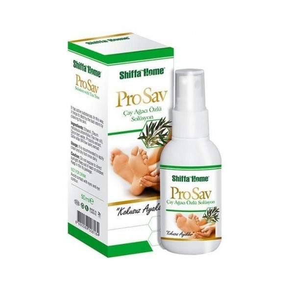 Shiffa Home ProSav Çay Ağacı Özlü Solüsyon Ayak Kokusu İçin 50 ml ürün görseli 1