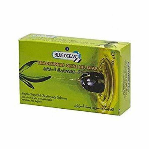 Blue Ocean Zeytin Yaprağı Ekstraktlı Zeytin Yağlı Sabun 200 Gr ürün görseli 1