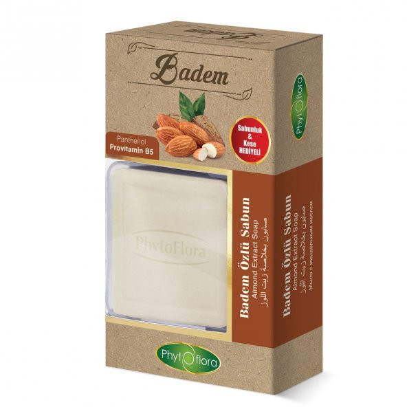 Mindivan Phyto Flora Badem Özlü Sabun 130 gr ürün görseli 1