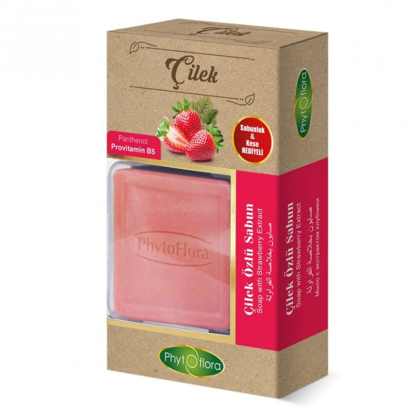 Mindivan Phyto Flora Çilek Sabunu 130 gr ürün görseli 1