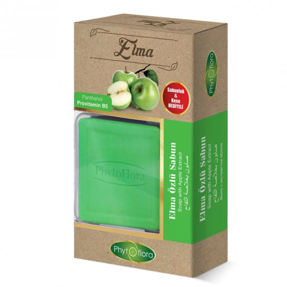 Mindivan Phyto Flora Elma Sabunu 130 gr ürün görseli 1