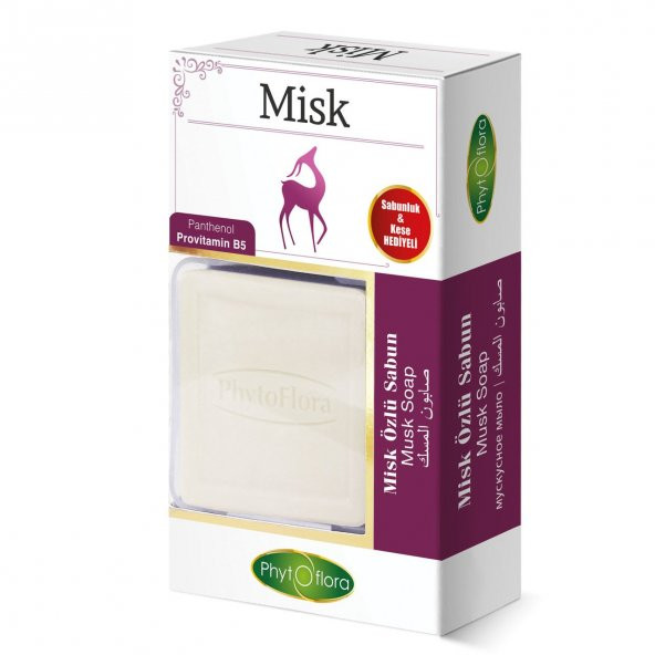 Mindivan Phyto Flora Misk Özlü Sabun 130 gr ürün görseli 1