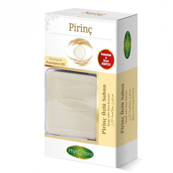 Mindivan Phyto Flora Pirinç Özlü Sabun 130 gr ürün görseli 1