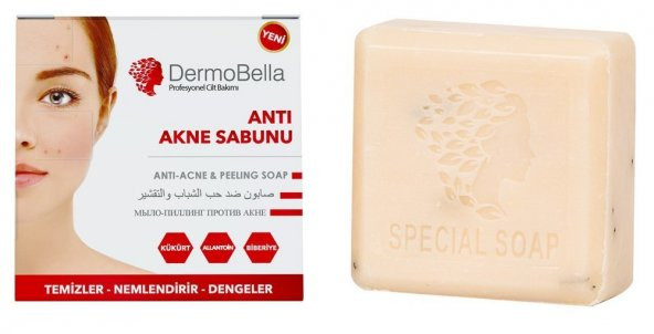 Dermobella Anti Akne Sabunu 130 gr ürün görseli 1