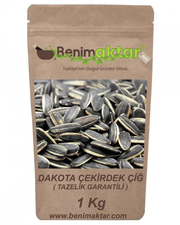 BenimAktar Çekirdek Dakota Kavrulmamış Tuzsuz 1 Kg ürün görseli 1