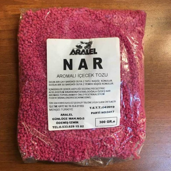 Aralel Oralet Nar 300 gr ürün görseli 1