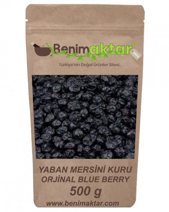 BenimAktar Yaban Mersini Blueberry Orijinal 500 Gr ürün görseli 1