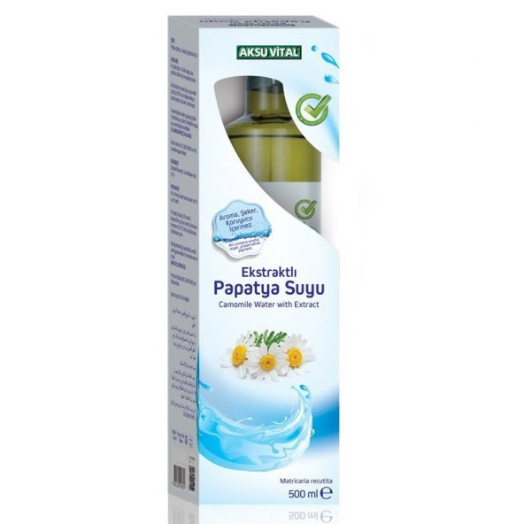 Aksuvital Ekstratlı Papatya Suyu 500 ml ürün görseli 1