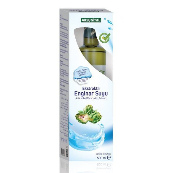 Aksuvital Ekstratlı Enginar Suyu 500 ml ürün görseli 1