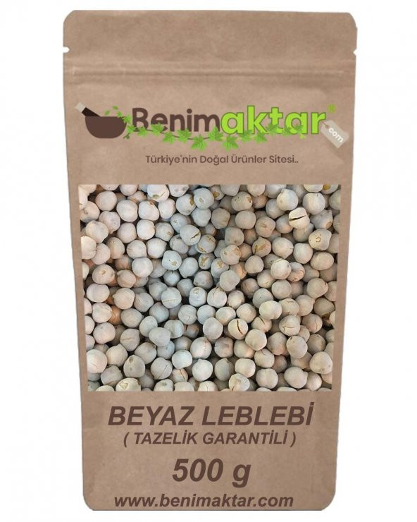 BenimAktar Beyaz Leblebi Tazelik Garantili 500 Gr ürün görseli 1