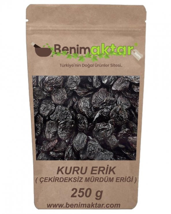 BenimAktar Çekirdeksiz Kuru Erik Temiz Ürün 250 Gr ürün görseli 1