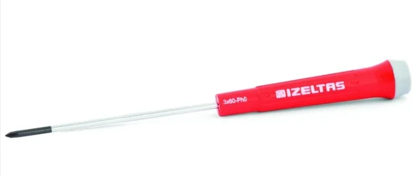İzeltaş Elektronikçi Tip Klemens Yıldız Uçlu Tornavida 3x60 ürün görseli 1