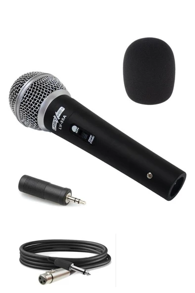Lastvoice Lv-55A Dinamik Kablolu EL Mikrofon Seti ürün görseli 1