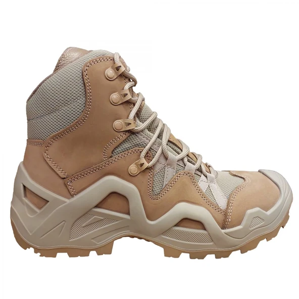 VANEDA 1285 Nubuk Yazlık Kısa Bej Soğuğa Karşı Koruma Arazi Outdoor Trekking Asker Botu ürün görseli 1