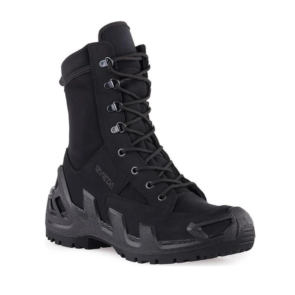 VANEDA 1348 V-Clutch On Duty Nubuk Fermuarsız Siyah Outdoor Botu ürün görseli 1