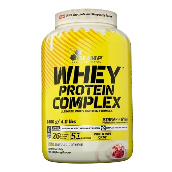 Olimp Whey Protein Complex 1800 Gr Beyaz Çikolata ürün görseli 1