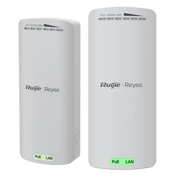 Ruijie RG-EST100-E 2.4GHz Çift Akışlı 500 Metre Kablosuz Köprü 2 Li Dış Mekan Access Point Router Sinyal Güçlendirici ürün görseli 1