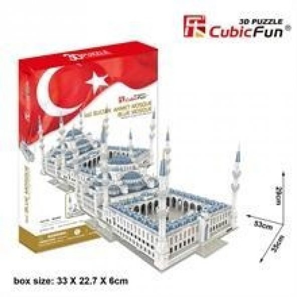 Cubic Fun 3D 321 Parça Puzzle Sultan Ahmet Camii ürün görseli 1