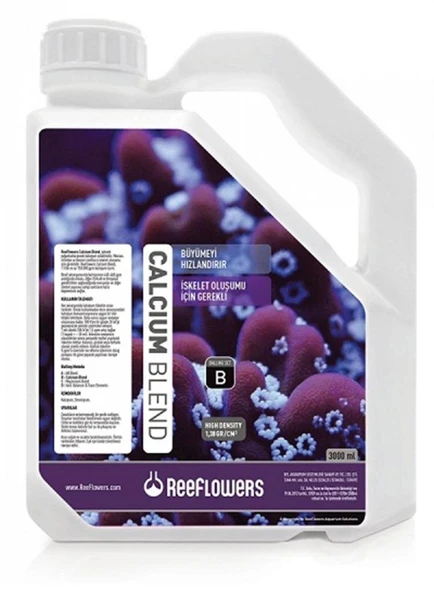 ReeFlowers Calcium Blend Deniz Canlısı Kalsiyum Katkısı 3000 ml ürün görseli 1