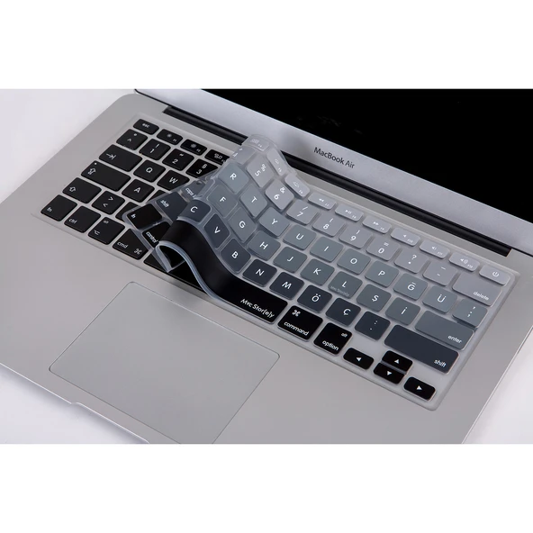 Macbook Air Pro Klavye Koruyucu (US to TR) Ombre (Eski USB’li Model 2008/2017 yılı) ile Uyumlu ürün görseli 1