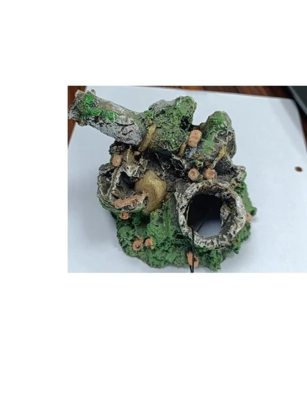 canlipetshop Akvaryum Dekor Osmanlı Savaş Topu 10x12 Cm ürün görseli 1